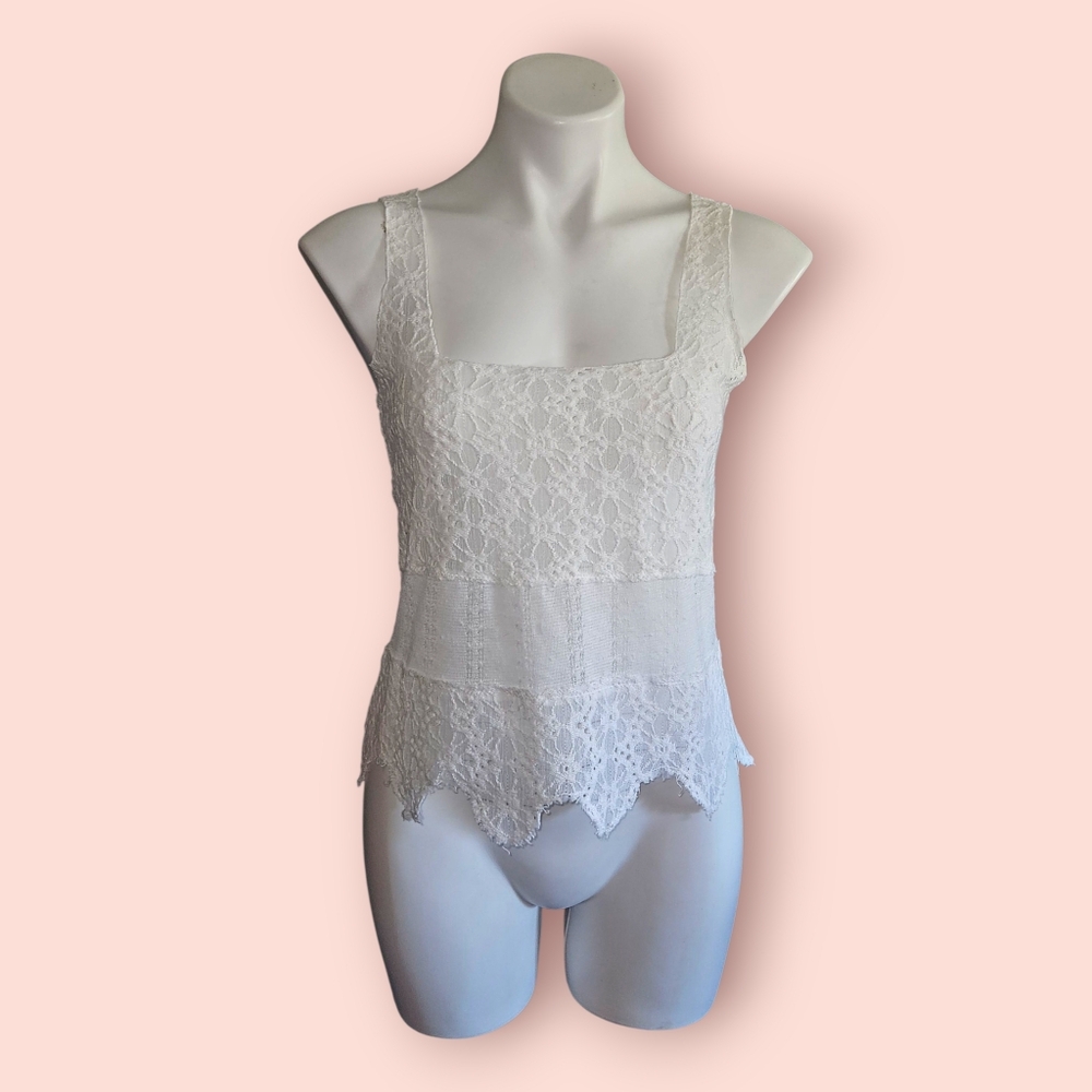 Free People lace tank top
